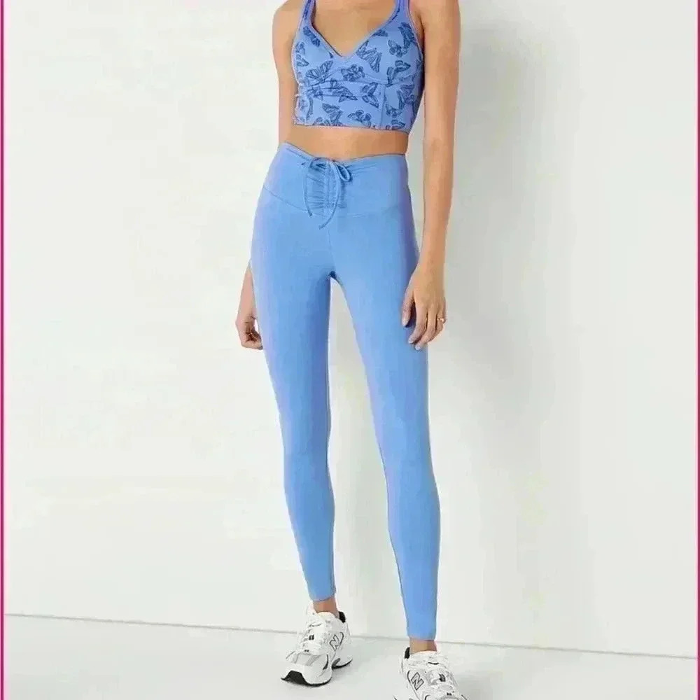 Pink VS high waisted  leggings size small